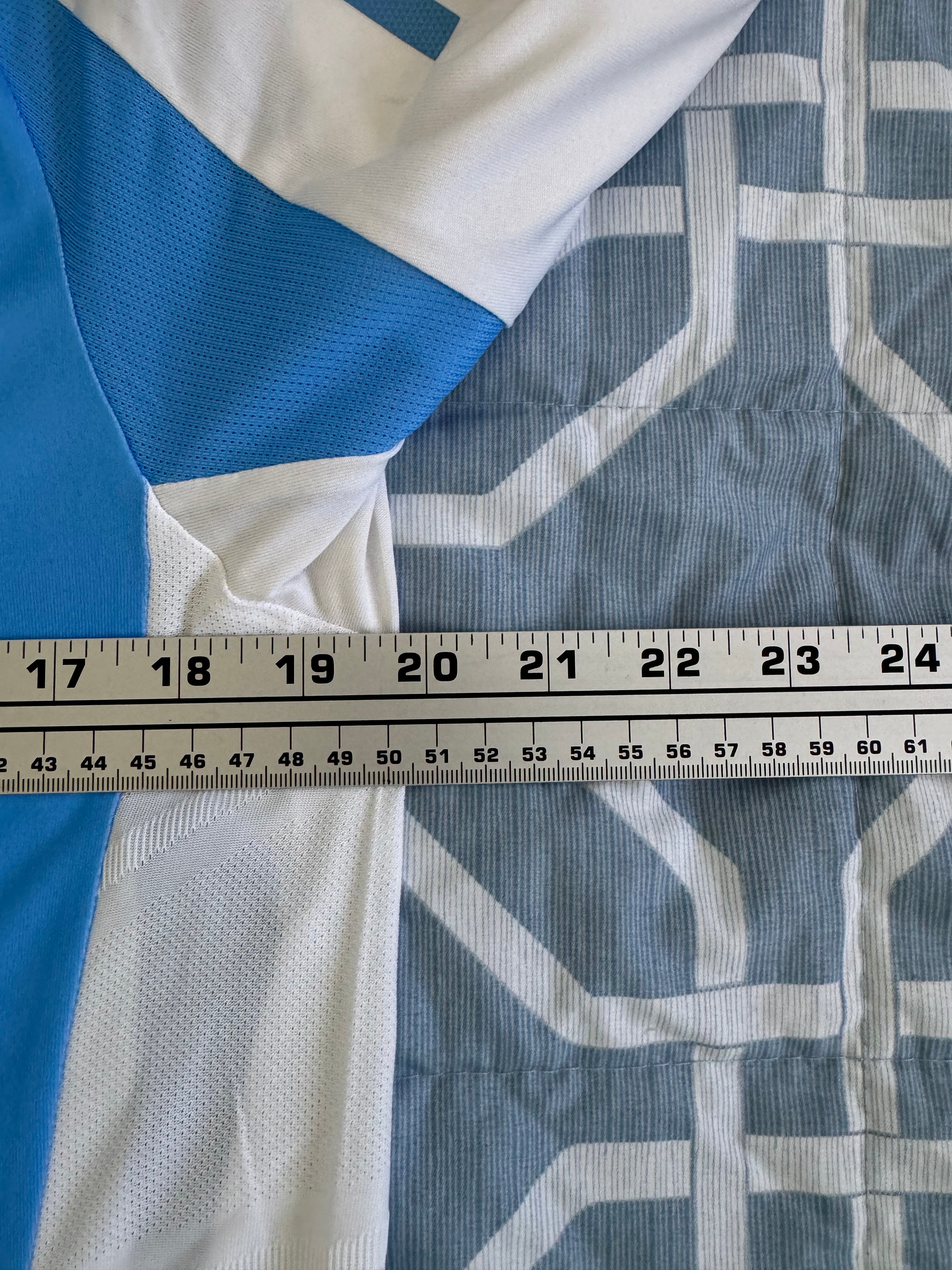 Camiseta de manga larga auténtica local de Adidas para hombre de tamaño mediano Messi #10