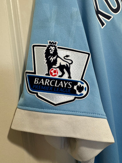 Kun Aguero #10 Mens LARGE Nike Stadium Manchester City Used Jersey