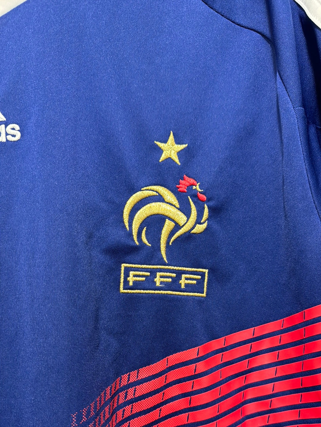 Camiseta vintage de local de la selección nacional de Francia para hombre, talla EXTRA GRANDE