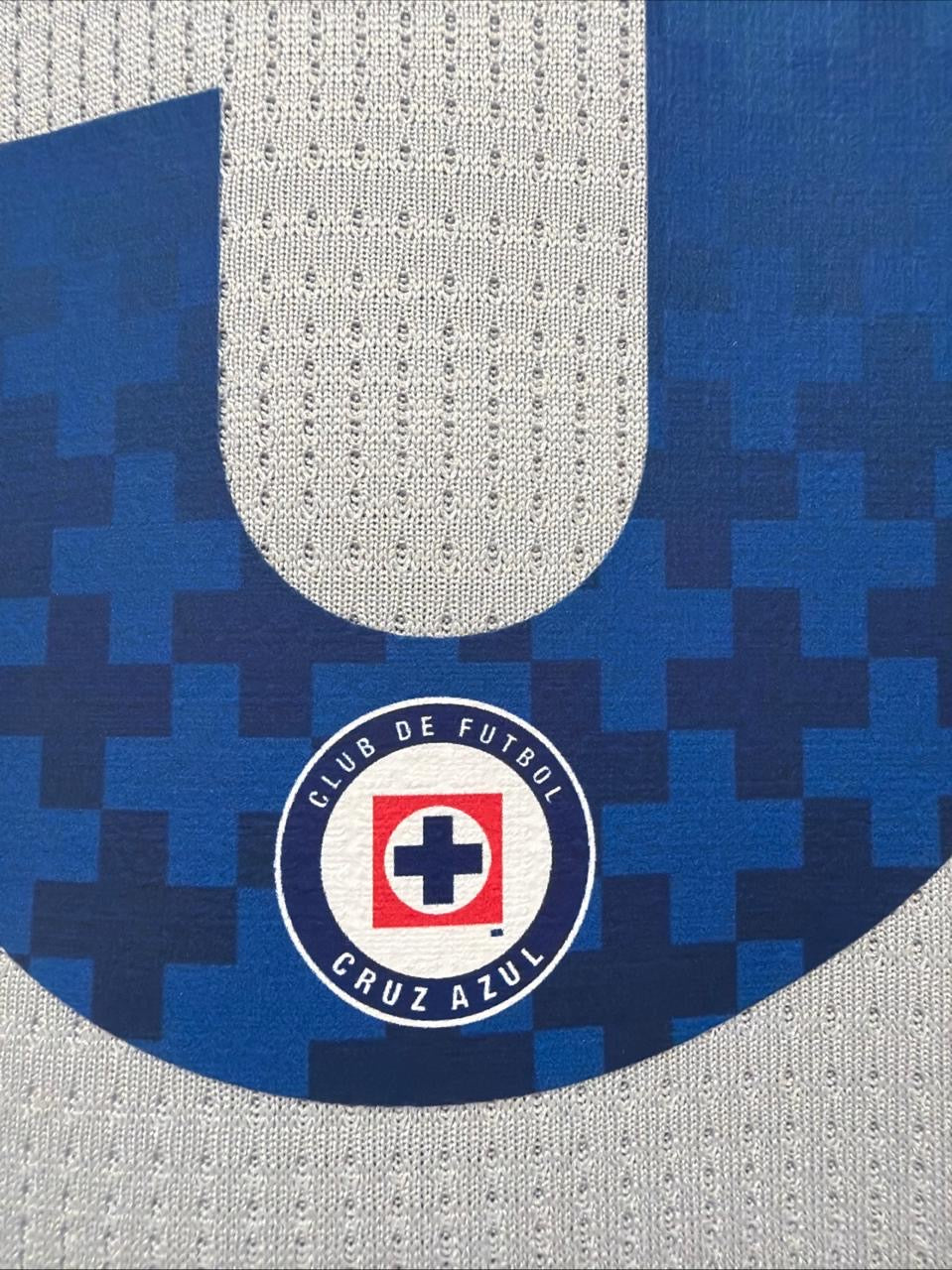 Charly Rodríguez #19 Mens LARGE Pirma Cruz Azul Away Final Liga Mx Jersey