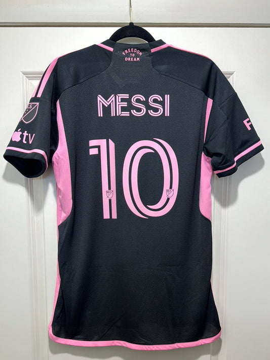 Messi #10 Mens MEDIUM Adidas Authentic Inter Miami La Noche Away Jersey