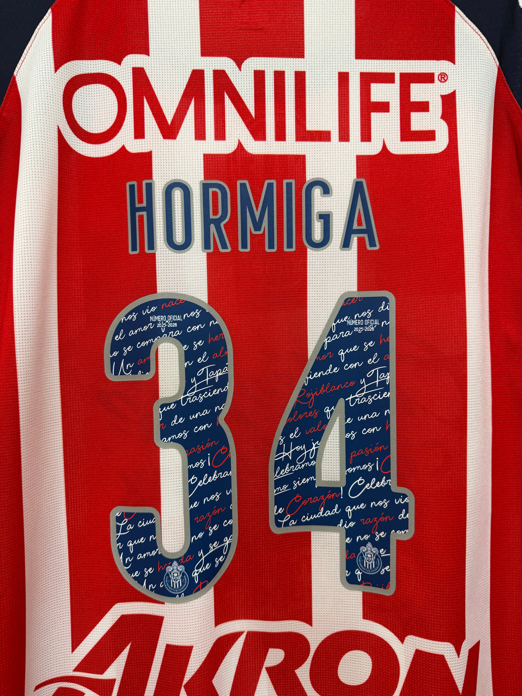 Hormiga González #34 Mens LARGE PUMA Chivas Guadalajara Authentic El Clásico Jersey
