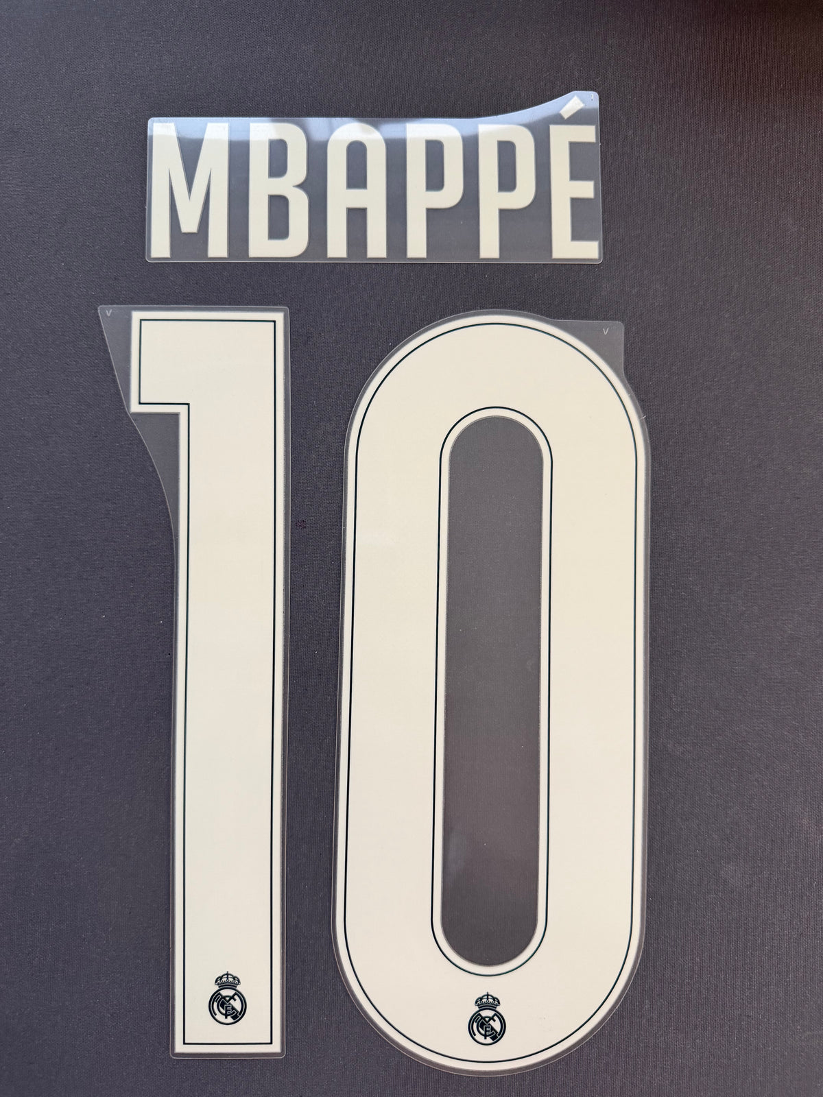 Kylian Mbappe #10 Authentic Player Size Official Name Set Adult Away