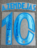 Alex Zendejas #10 Official Autism Adult Size Name Set