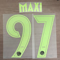 Maxi #97 Authentic Adult Size Official Name Set
