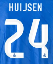 Huijsen #24 Authentic Third Name Set Adult Player Size