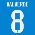 Valverde #8 Third Authentic Player Size Adult Official Name Set