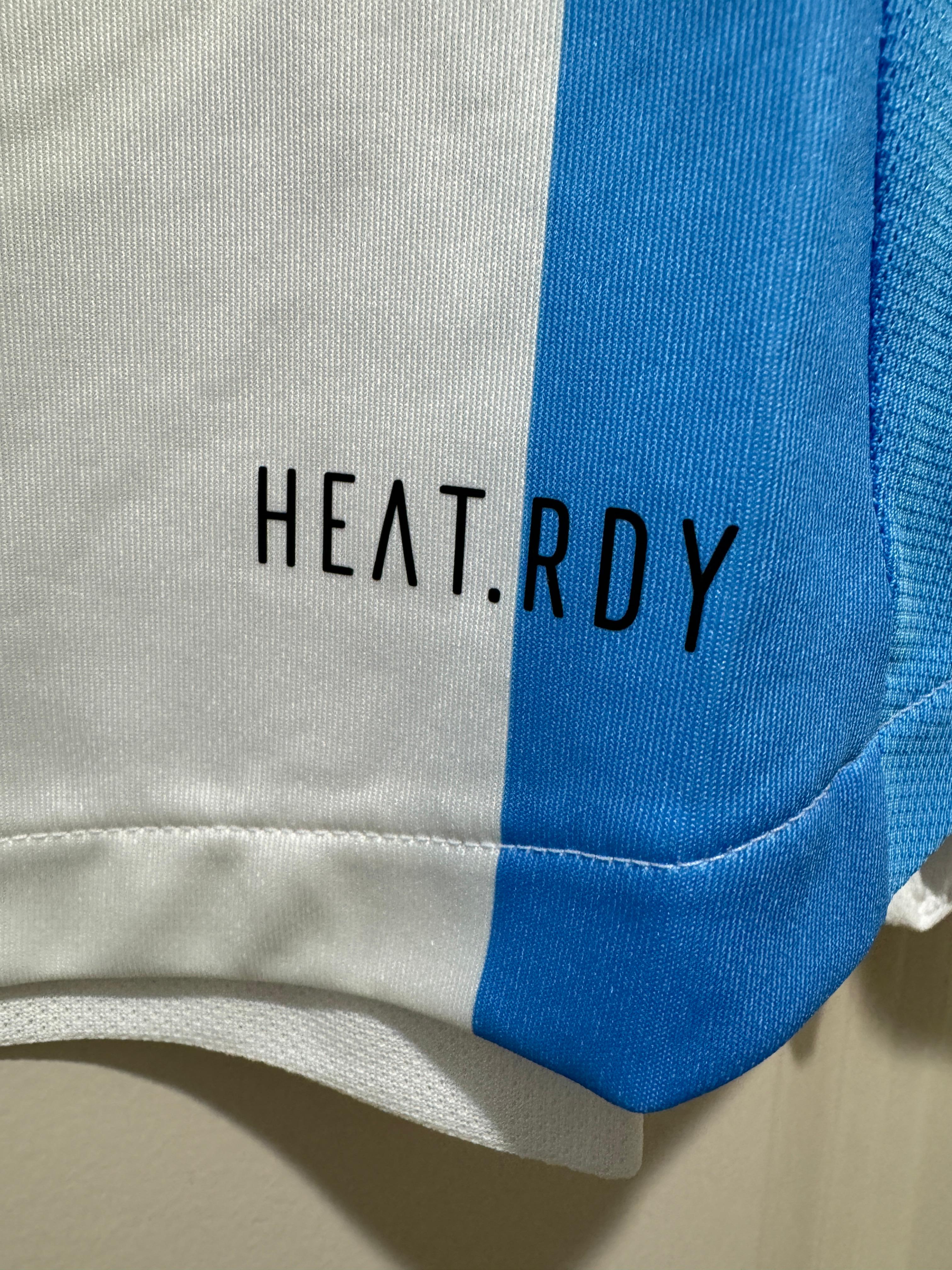 Camiseta local auténtica de manga larga de Argentina de Adidas de tamaño mediano Messi n.° 10 para hombre