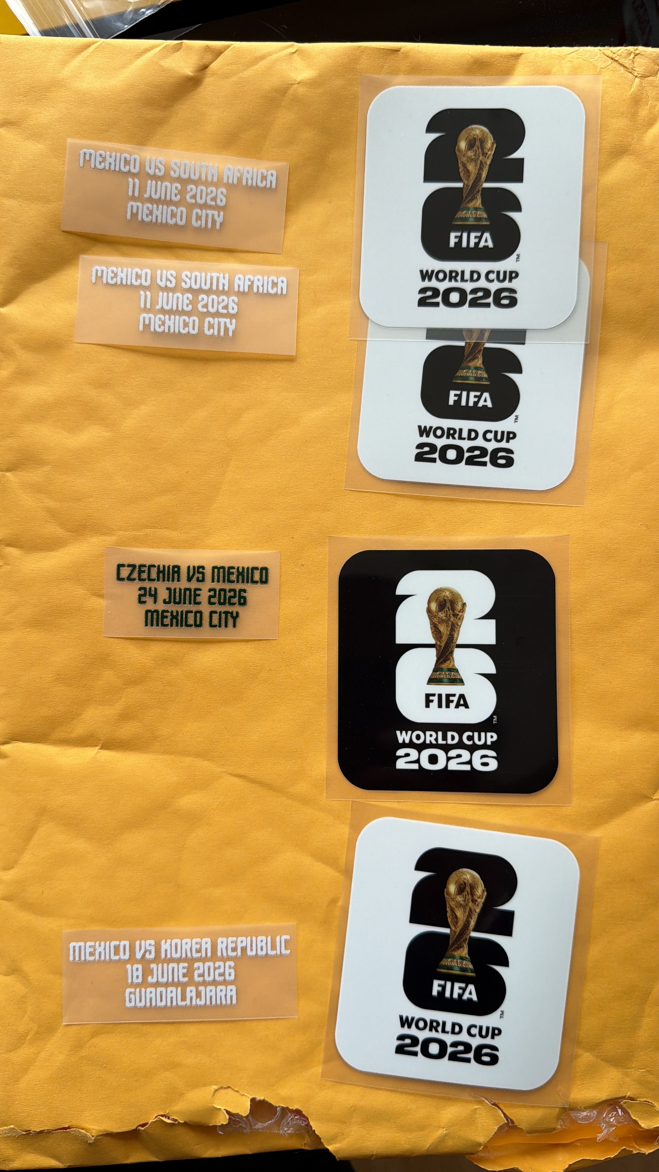 Official Badges and Match Details from Mexico