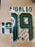 Fidalgo #19 Authentic Away Name Set Official Player Issued