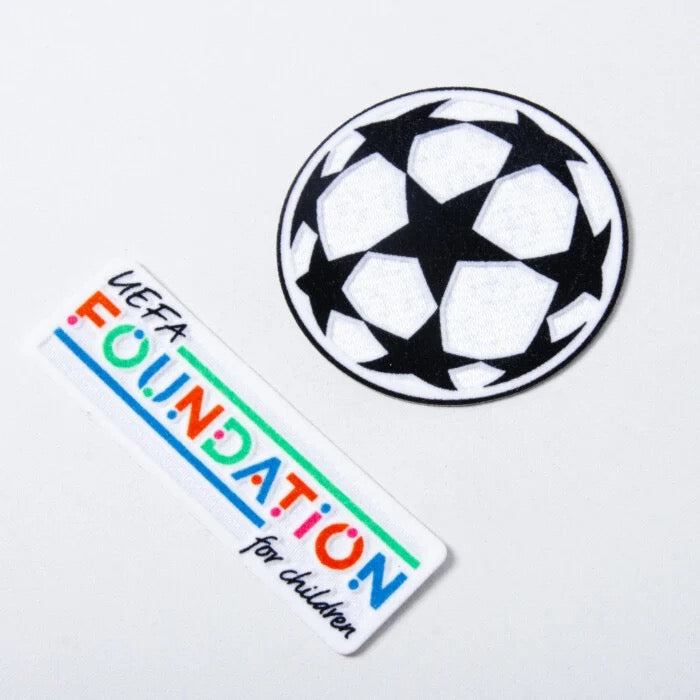 UCL Participant Starball + UEFA Foundation Badge Set