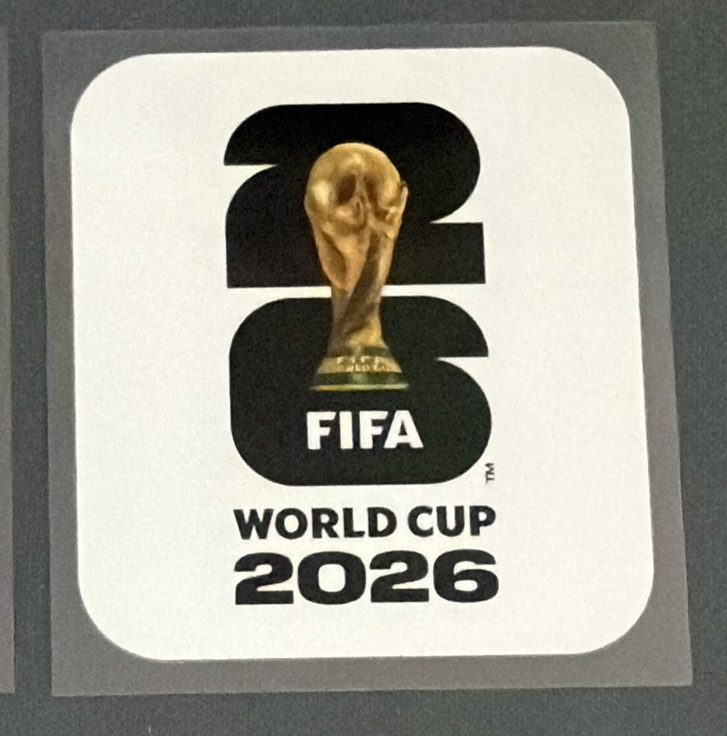 Official Authentic Player Size World Cup Badge White
