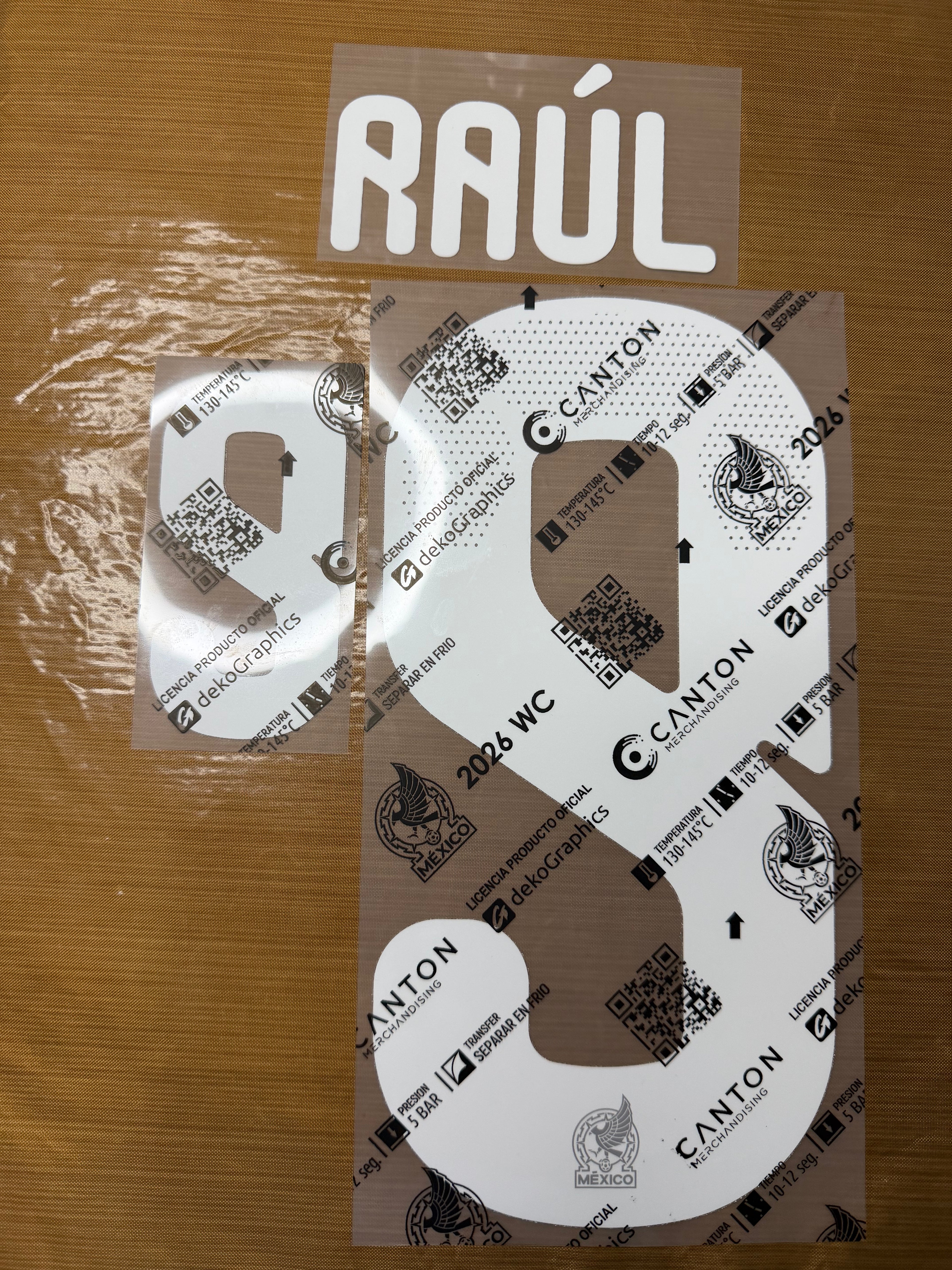 Raúl Jiménez #9 Mens Adult Size Official Name Set