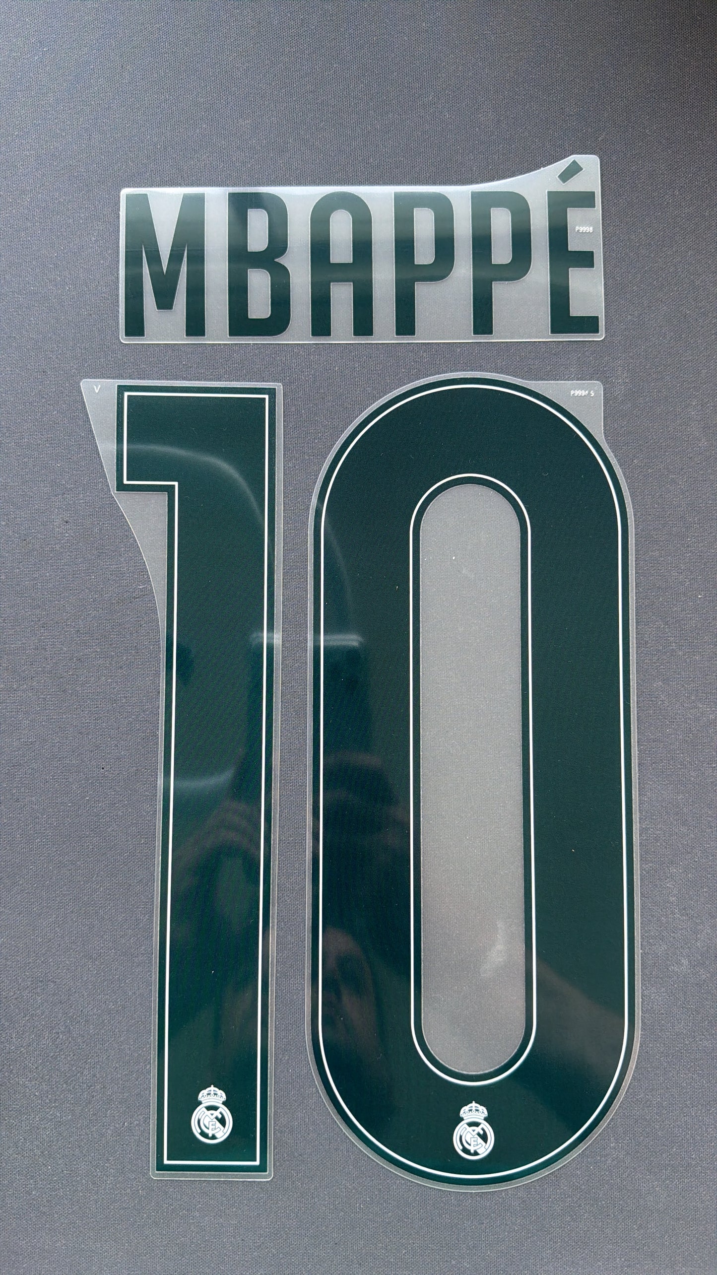 Kylian Mbappe #10 Official Authentic Player Size Adult Name Set
