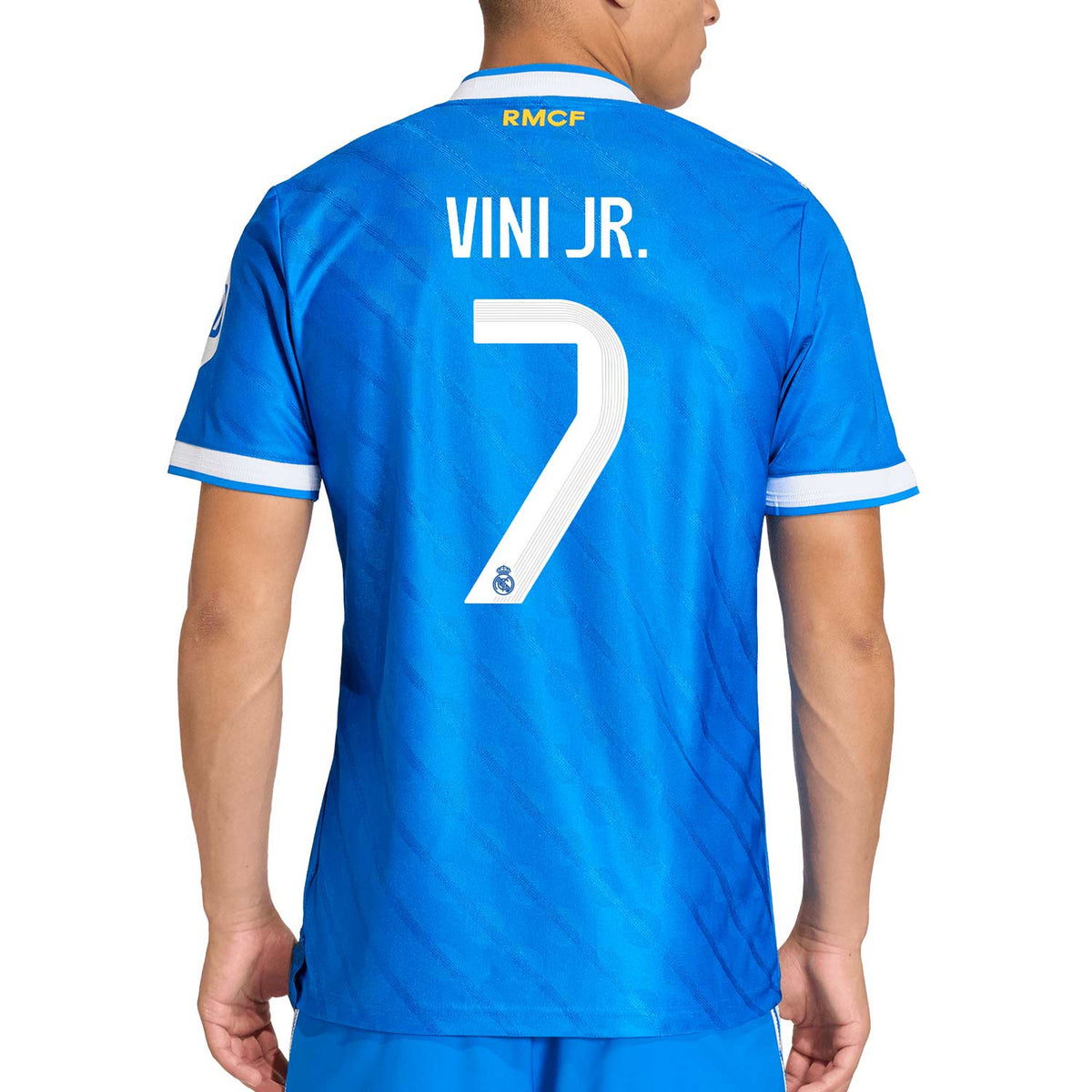 Vini Jr #7 Authentic Third Name Set Adult Player Size
