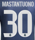 Mastantuono # 30 Authentic AWAY Official Name Set Adult Player Size