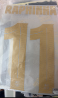 Raphinha #11 Official Authentic Sthal's TPT FC Barcelona Home Name Set Adult