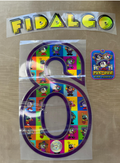 Alvaro Fidalgo #8 Pac-Man x Club America Adult Size Official Authentic Player Size Name Set