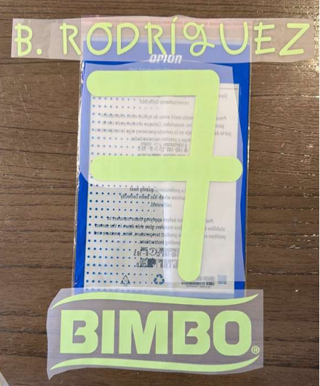 Brian Rodriguez #7 Third "Anna" Special Autism Name Set Official Authentic
