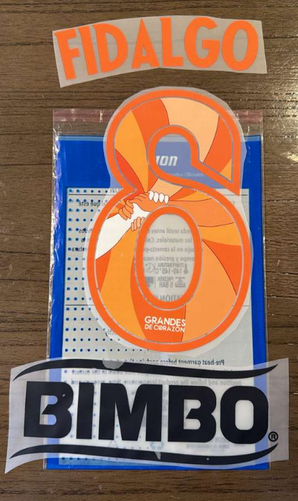 Alvaro Fidalgo #8 Mens Adult Official Special Orange Name Set