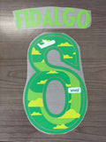 Alvaro Fidaglo #8 Official Adult Size Authentic x LA Volaris Name Set