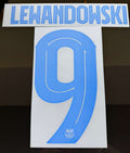 Lewandowski #9 Official Player Size Third Name Set