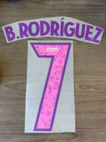 Brian Rodriguez #7 Adult Size Official Authentic Pink x Breast Cancer Club America