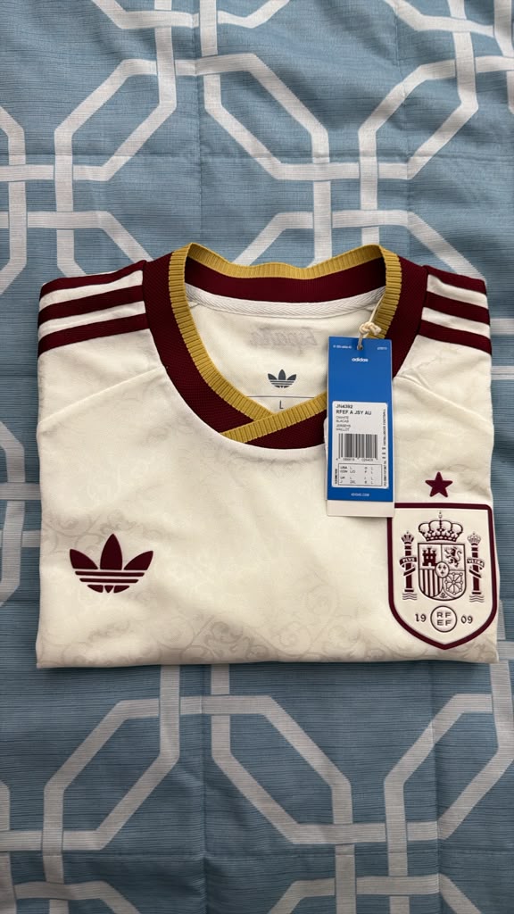 Adidas Spain Away Authentic Official Jersey
