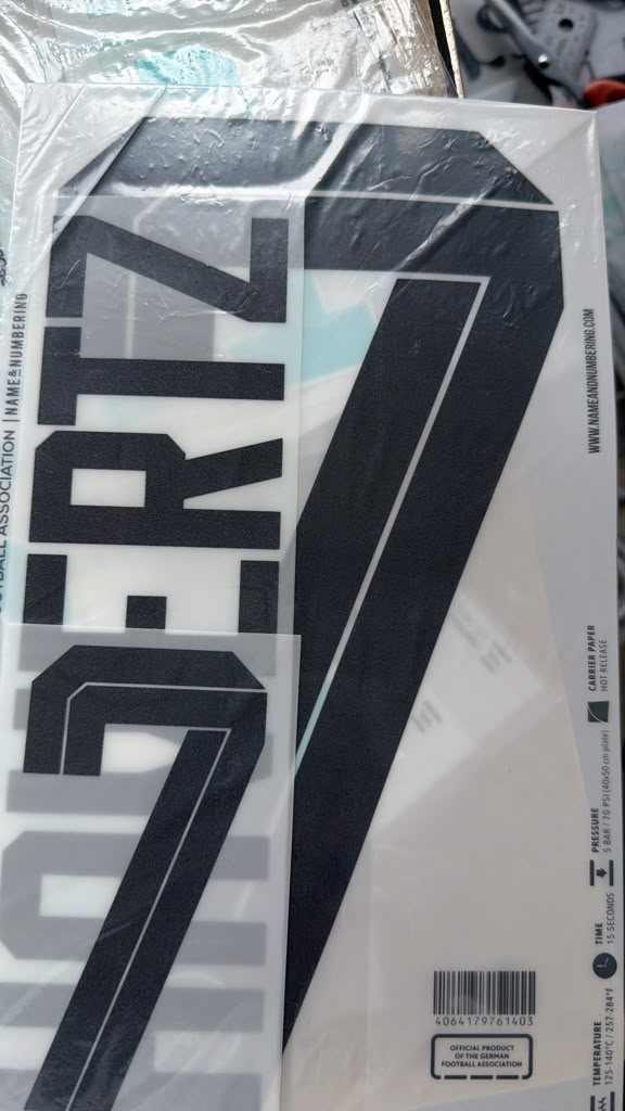 Ronaldo #7 Havertz #7 Neymar #10 Bundle Nameset