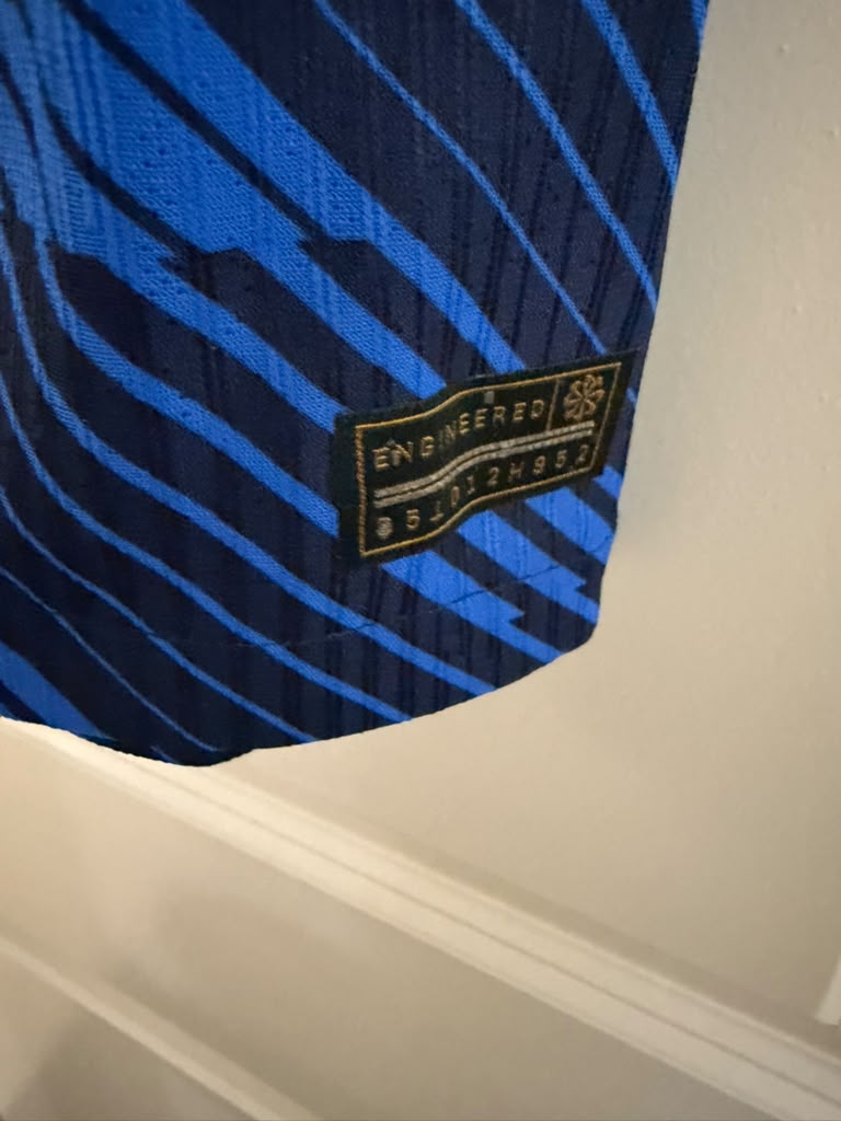 France Mbappe Mens LARGE Nike Home Authentic World Cup Jersey