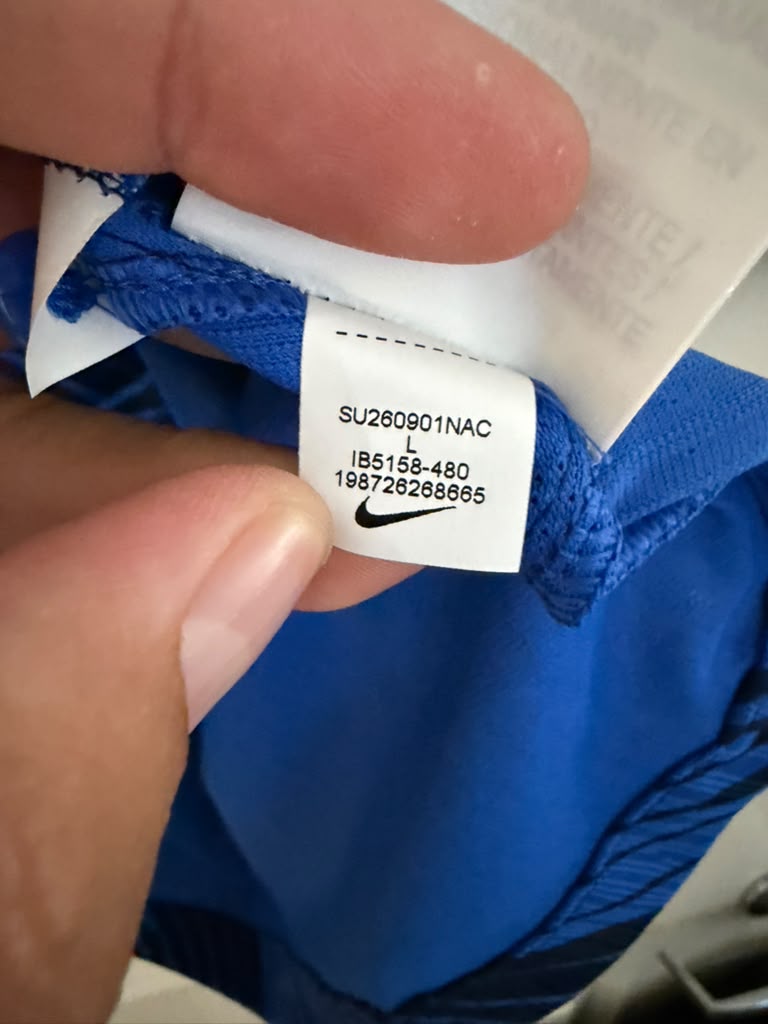 France Mbappe Mens LARGE Nike Home Authentic World Cup Jersey