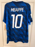 France Mbappe Mens LARGE Nike Home Authentic World Cup Jersey