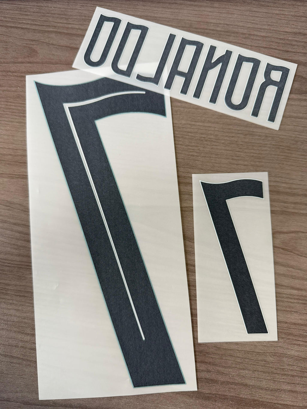 Cristiano Ronaldo #7 Portugal Authentic Player Size Official Home Name Set