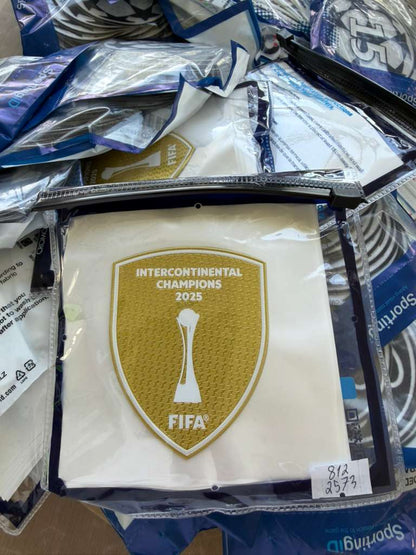 25-26 UCL Titleholder Trophy + 10th Anniversary UEFA Foundation Patch Set + Intercontinental Champions (PSG)
