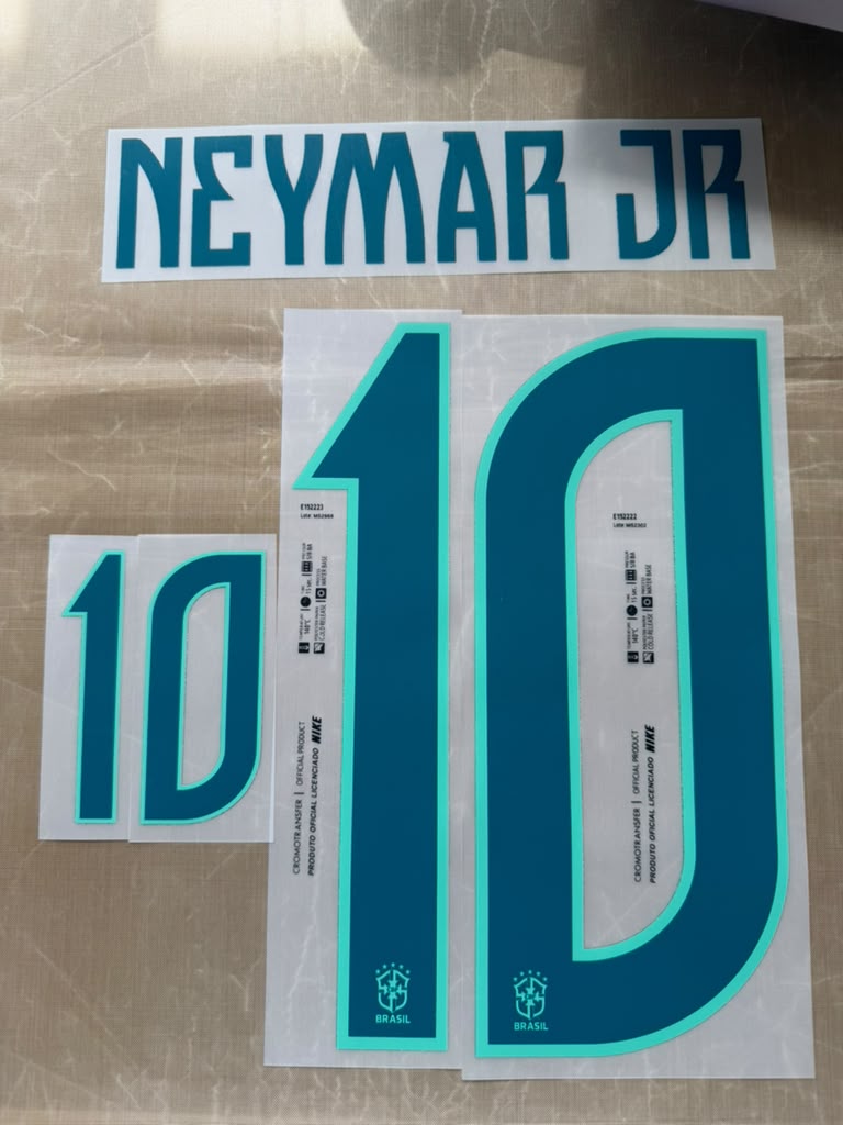 Ronaldo #7 Havertz #7 Neymar #10 Bundle Nameset
