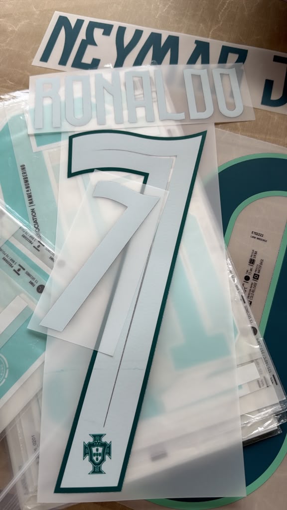 Ronaldo #7 Havertz #7 Neymar #10 Bundle Nameset