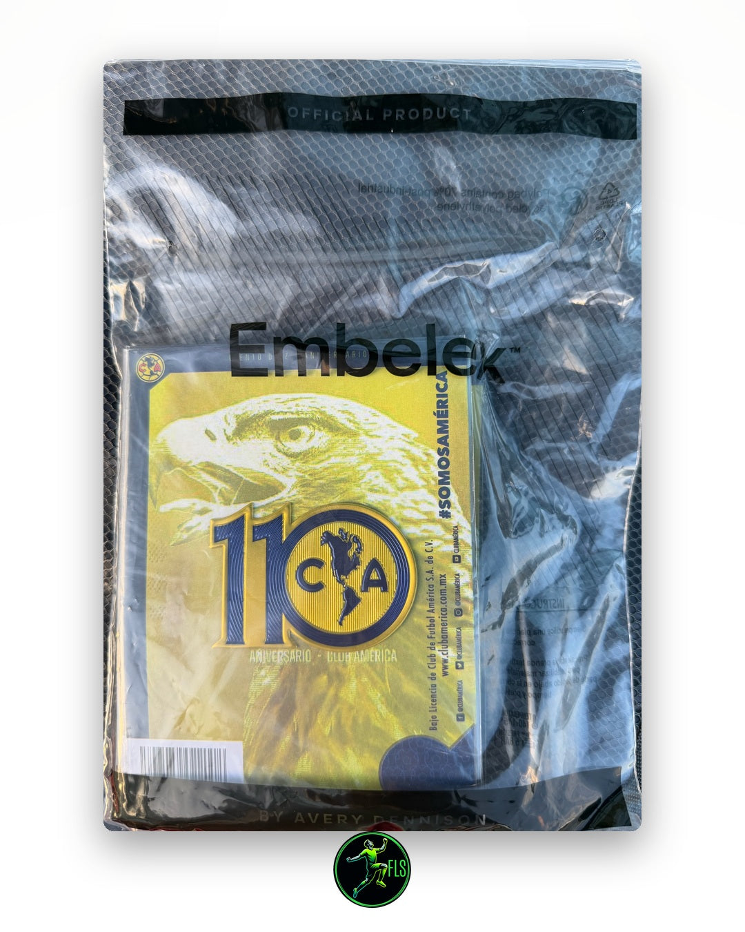 Club America 110th Anniversary official badge in sealed packaging