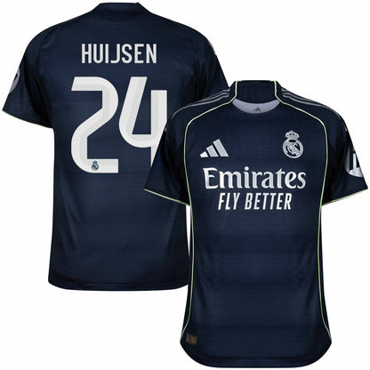 Huijsen #24 Authentic AWAY Official Name Set Adult Player Size