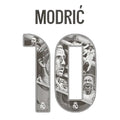 Modrić 10 Official Limited Edition Celebration Authentic Printing Adult Size