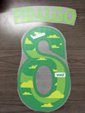 Fidalgo #8 Mens Adult Size Authentic Viva Aerobus Official Name Set