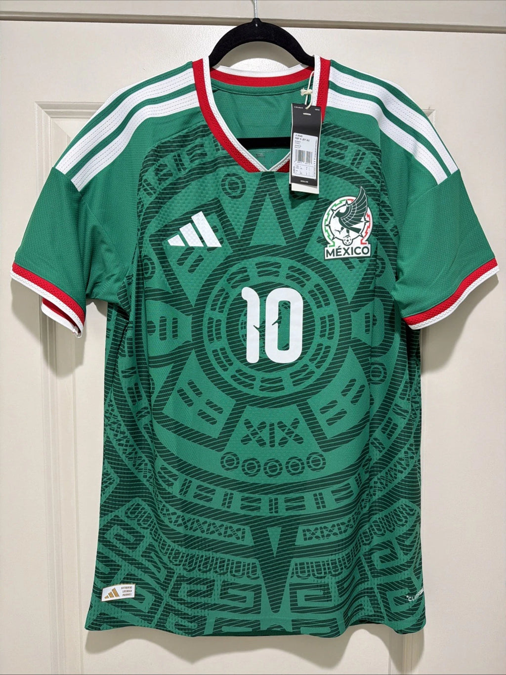 SIGNED Alexis Vega #10 Official Authentic Mexico Home Jersey Mex vs South Africa Debut