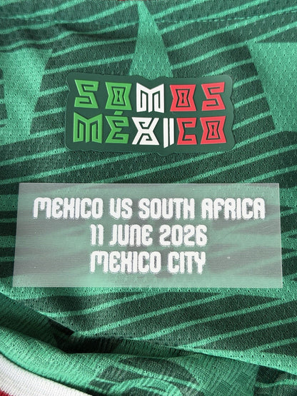 Mexico vs South Africa Official Authentic Match Detail