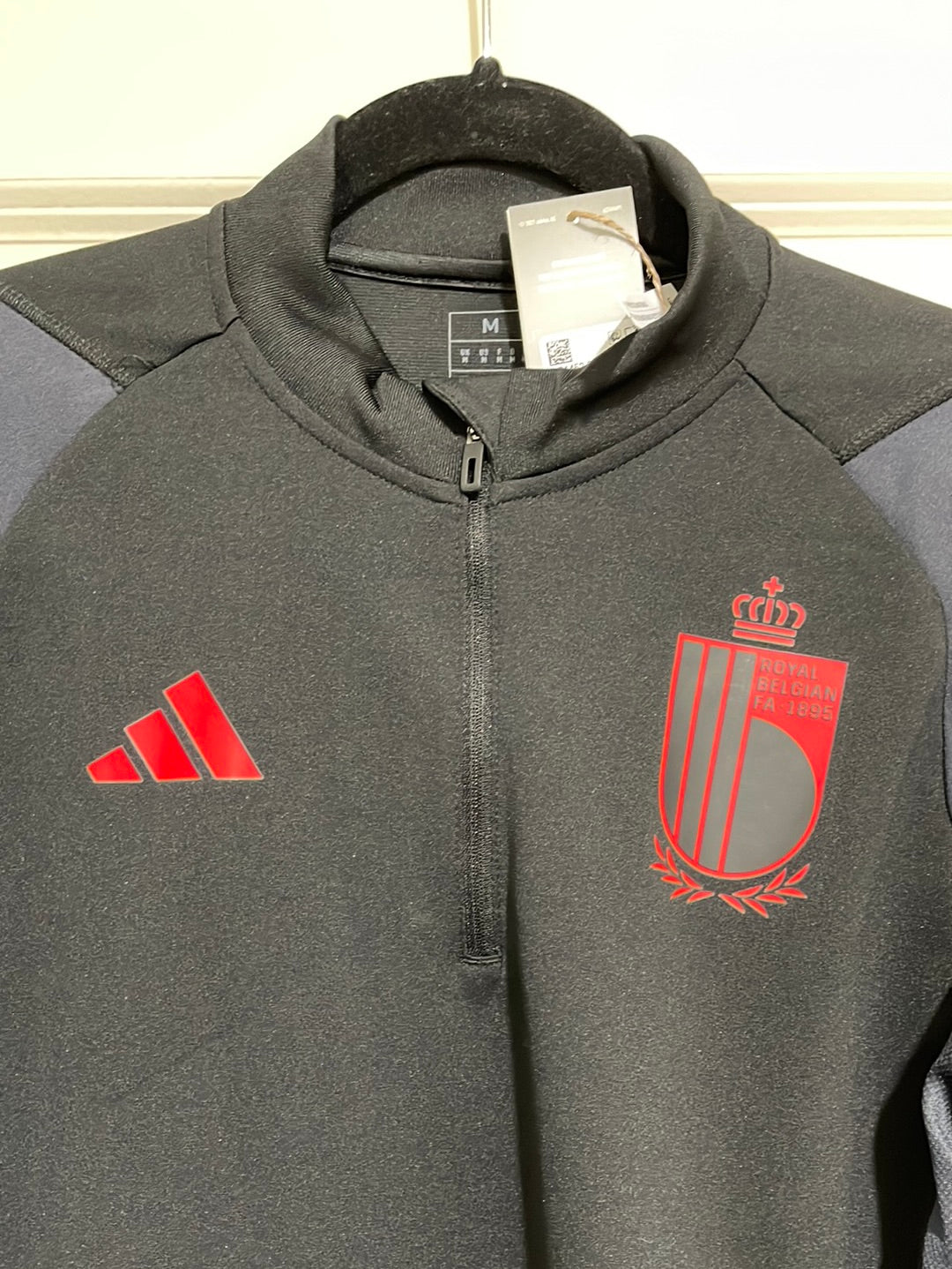 Camiseta de entrenamiento Adidas de Bélgica para hombre antes del partido